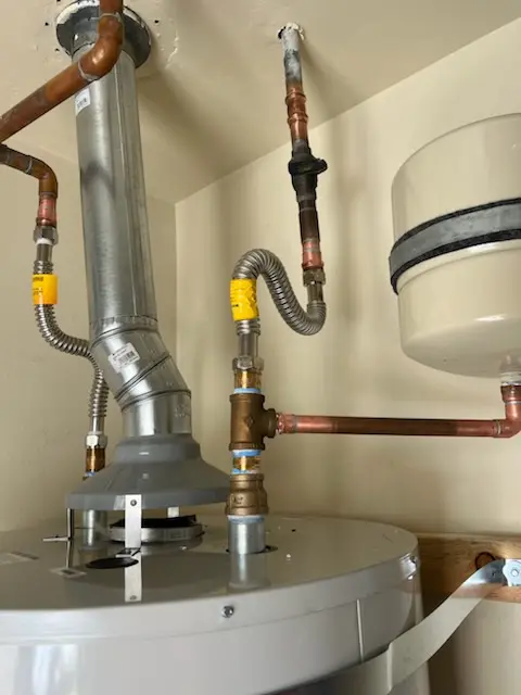 Water heater installation and plumbing repair in Morgan